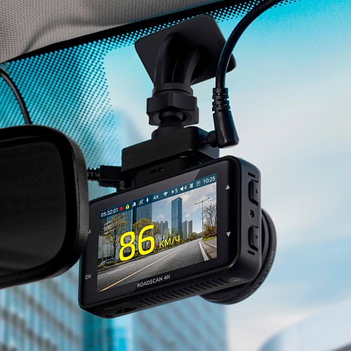 Видеорегистратор без базы камер iBOX RoadScan 4K WiFi Dual
